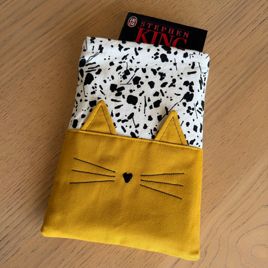 Pochette à livre chat