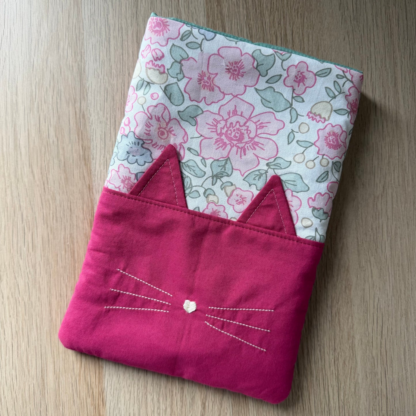 Pochette à livre chat